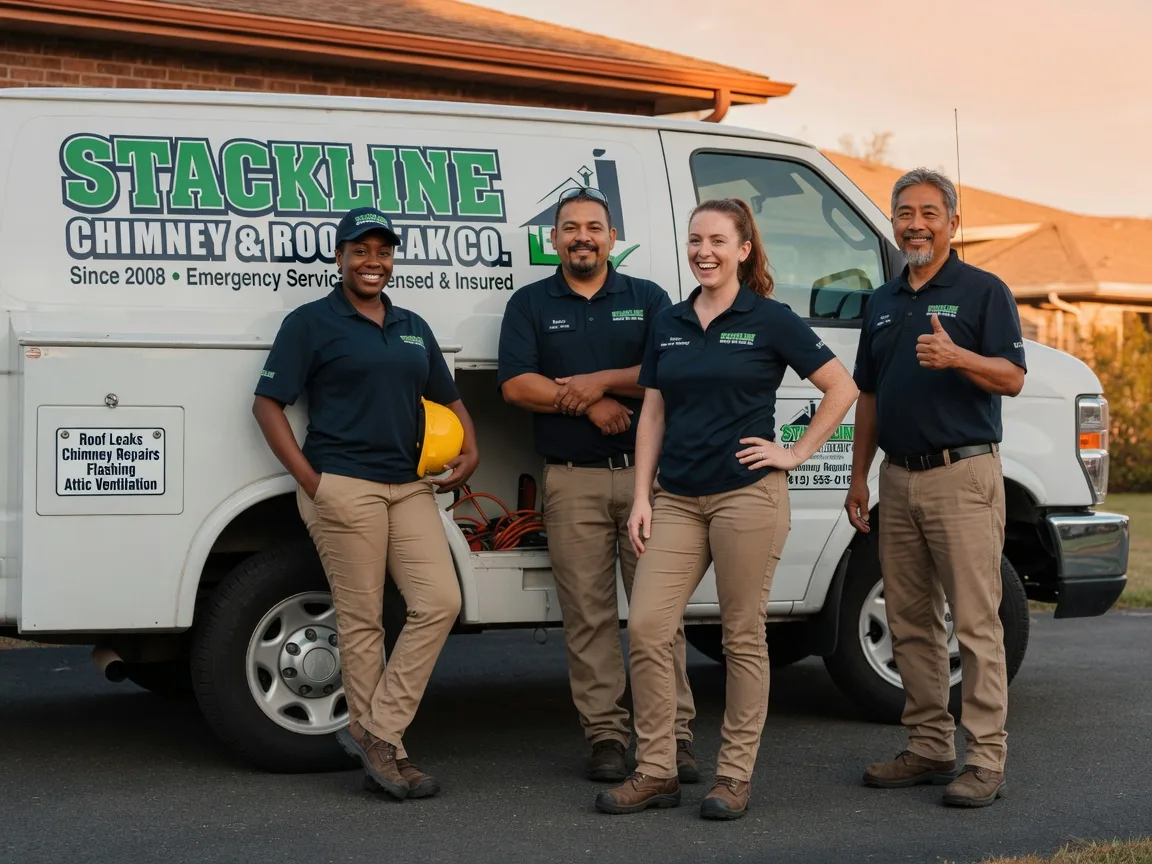 Chimney flashing repair company in Leedey, OK